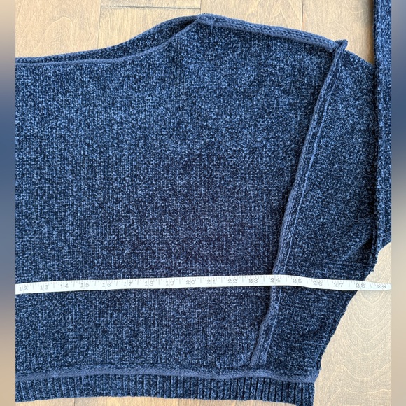 ALTAR’D STATE Women's Cropped Boat Neck Navy Sweater Size Medium, NWOT - Picture 6 of 9